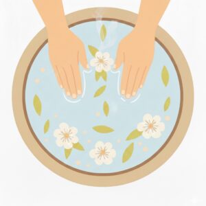 hands reflexology